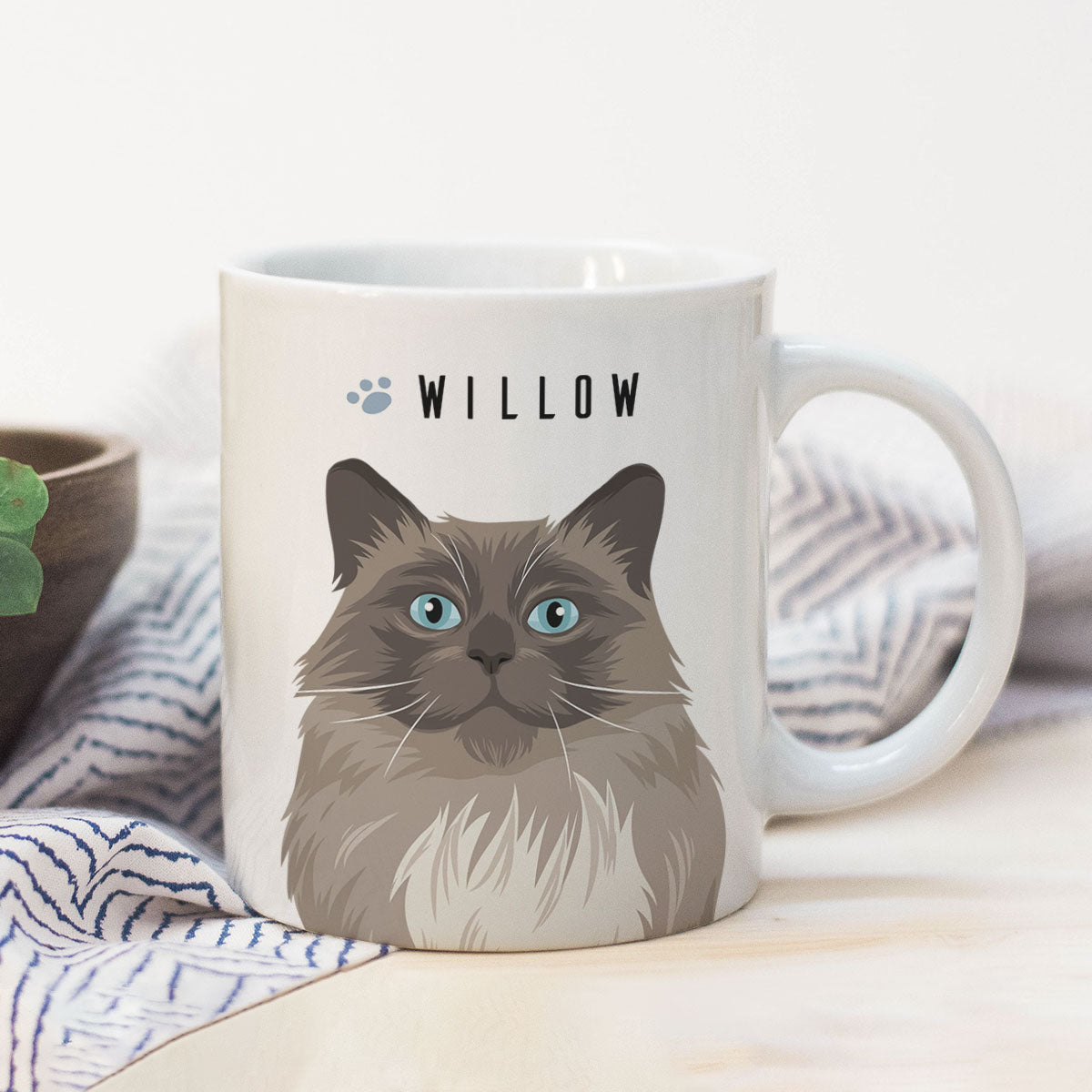 Custom Cat Portrait Mug ZoeyMaye Co