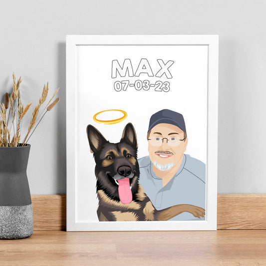 Custom Pet Memorial Portrait