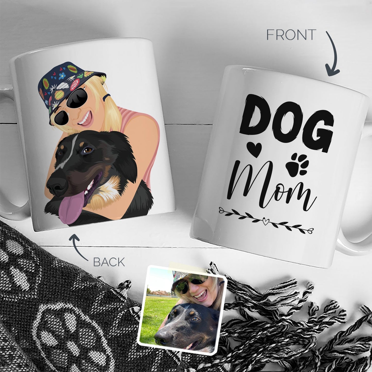 Custom Dog Mom Mug