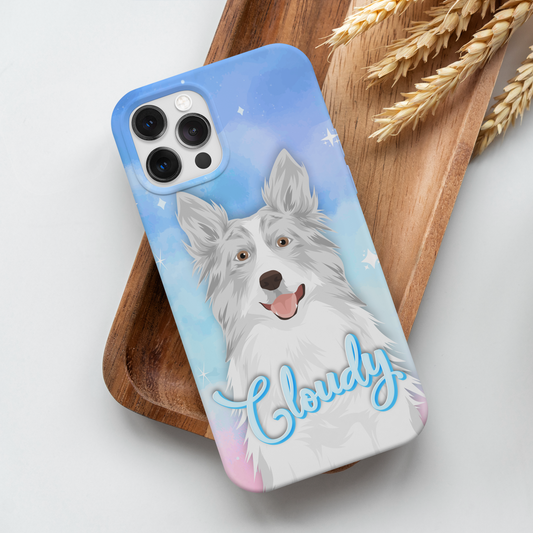 Custom Pet Phone Case - Watercolor