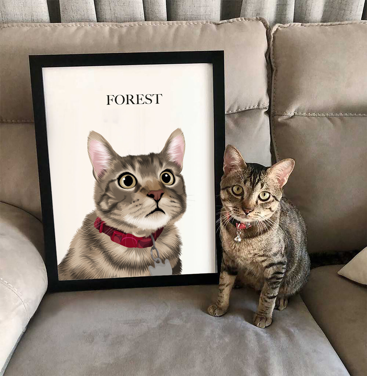 Custom Cat Portrait - ZoeyMaye & Co