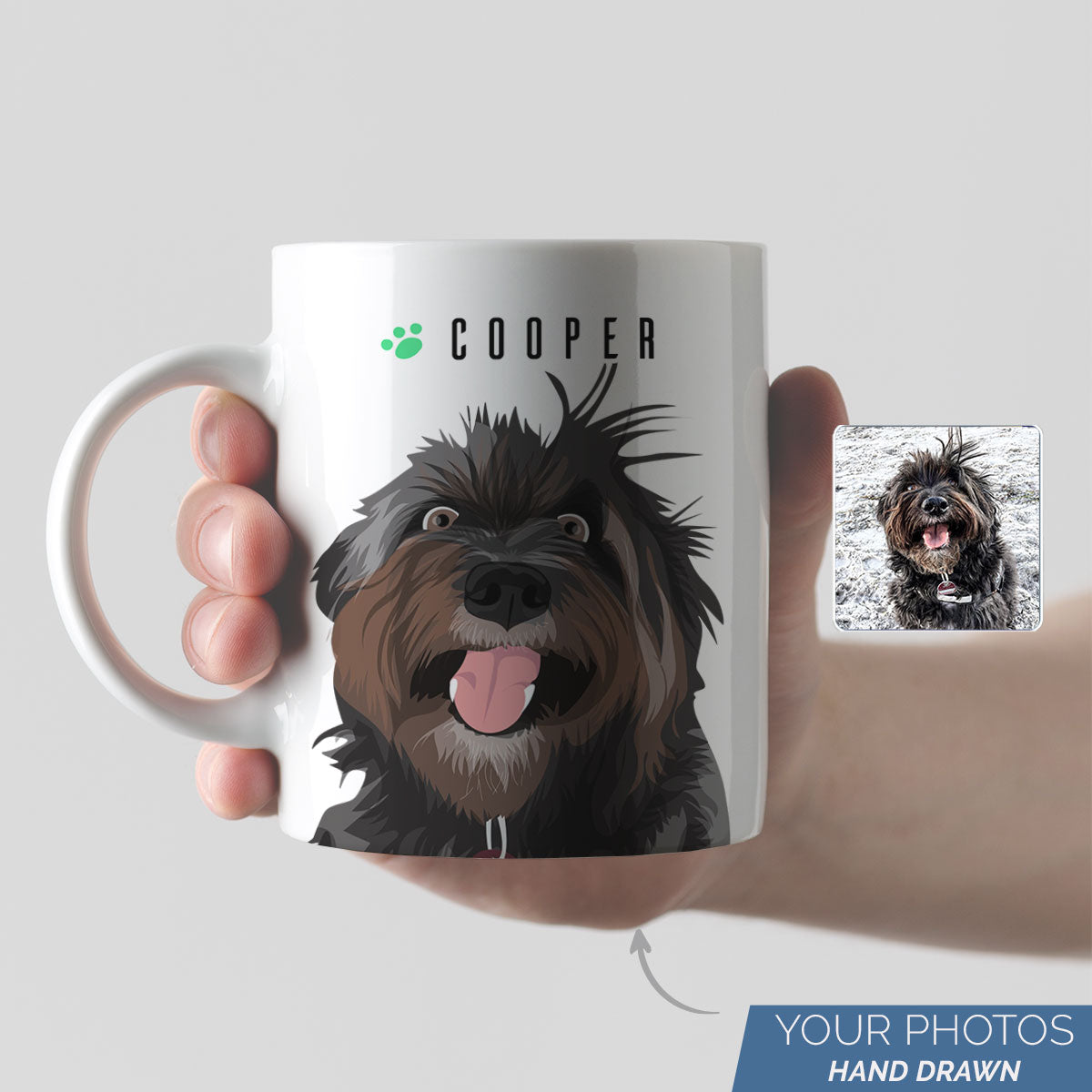 Custom Pet Portrait Mug - ZoeyMaye & Co