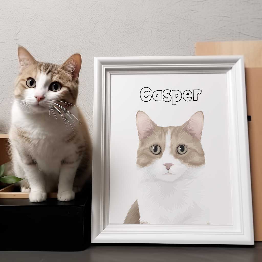 Custom Cat Portrait - ZoeyMaye & Co