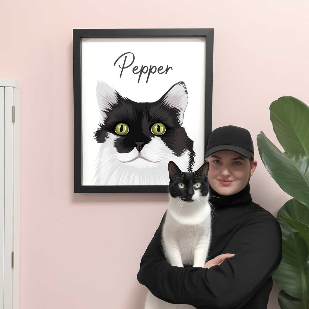 Custom Cat Portrait - ZoeyMaye & Co